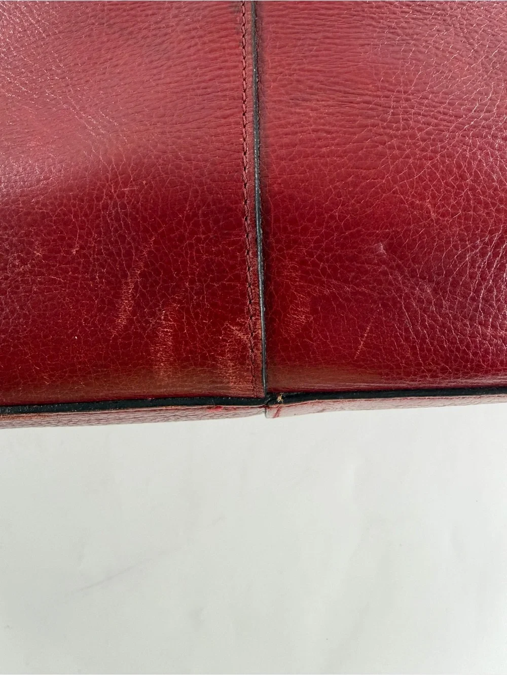 Wilsons Leather Burgundy Laptop Tote Business Briefcase Organizer Quiet Luxury